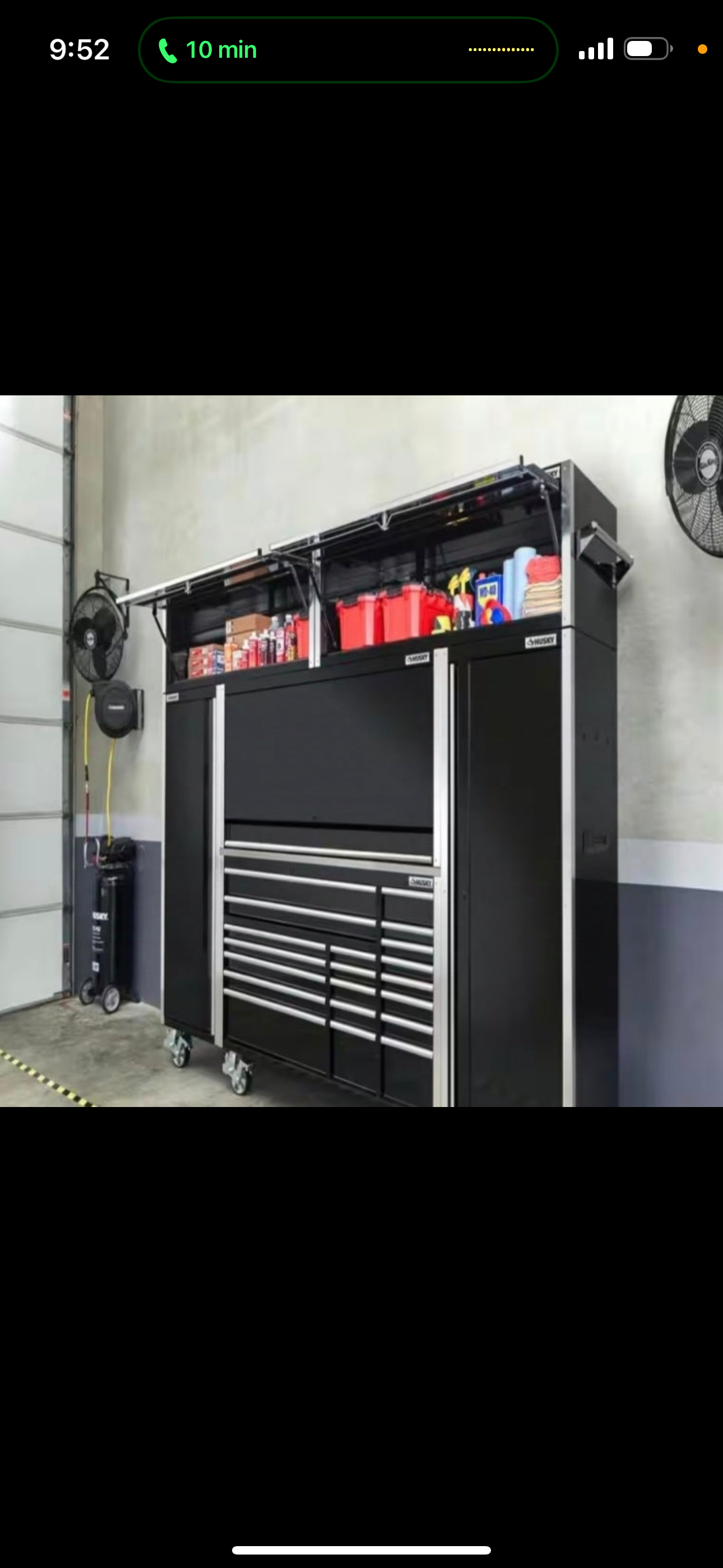 Husky
63.5 in. W Professional Duty Workbench Top Locker in Black (2-Pack)
