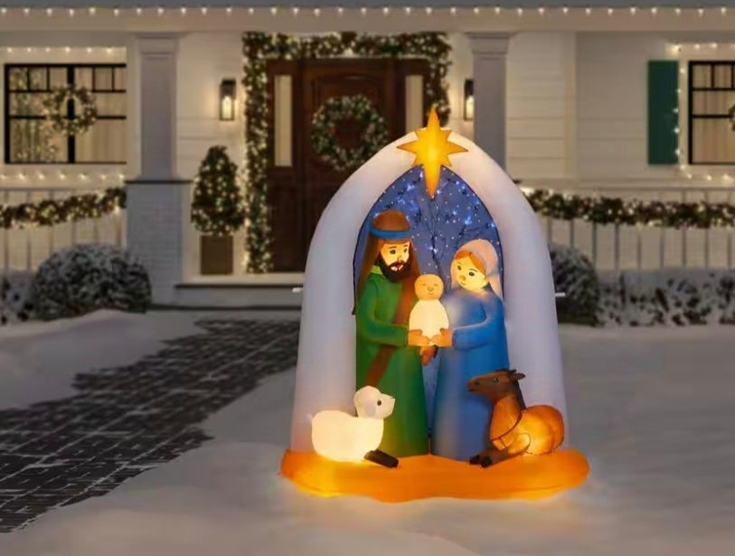 Home Accents Holiday
6.5 ft Nativity Scene LED Holiday Inflatable