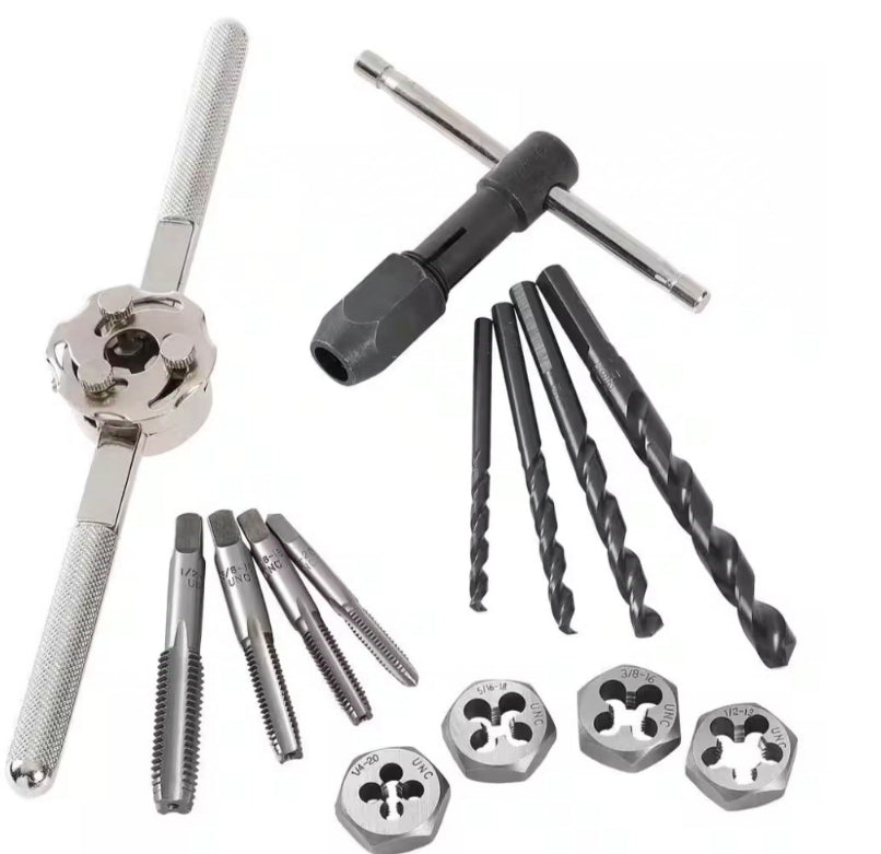 DEWALT
Fractional Tap and Large Hexagon Die Set (14-Piece)