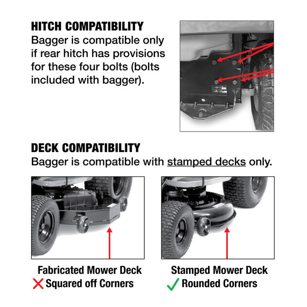 Riding Mower Bagger for 42- and 46-inch Decks (2010)