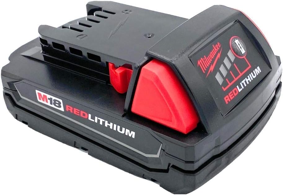 Milwaukee M18 1.5 Ah 18V Red Lithium Ion Battery 48.11.1815 for Impact Drill