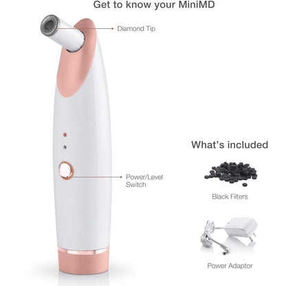 Trophy Skin MiniMD - Mini Handheld Microdermabrasion System - Improves Texture and Skin Tone