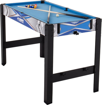 Triumph 13-in-1 Combo Game Table Includes Basketball, Table Tennis, Billiards, Push Hockey, Launch Football, Baseball, Tic-Tac-Toe, and Skee Bean Bag Toss