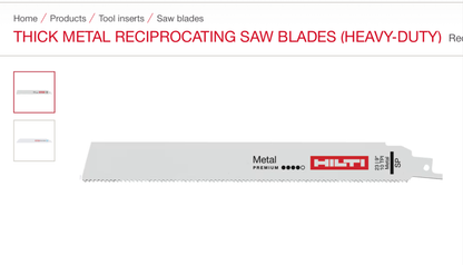 THICK METAL RECIPROCATING SAW BLADES (HEAVY-DUTY)