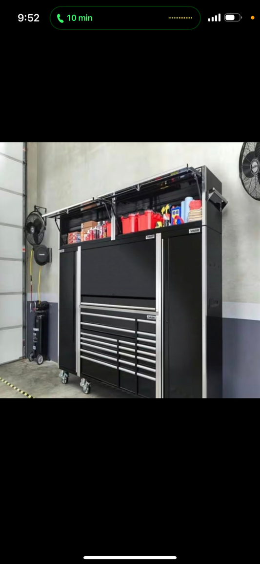 Husky
63.5 in. W Professional Duty Workbench Top Locker in Black (2-Pack)