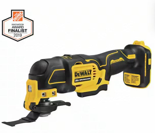 DEWALT ATOMIC 20V MAX Cordless Brushless Oscillating Multi Tool (Tool Only)