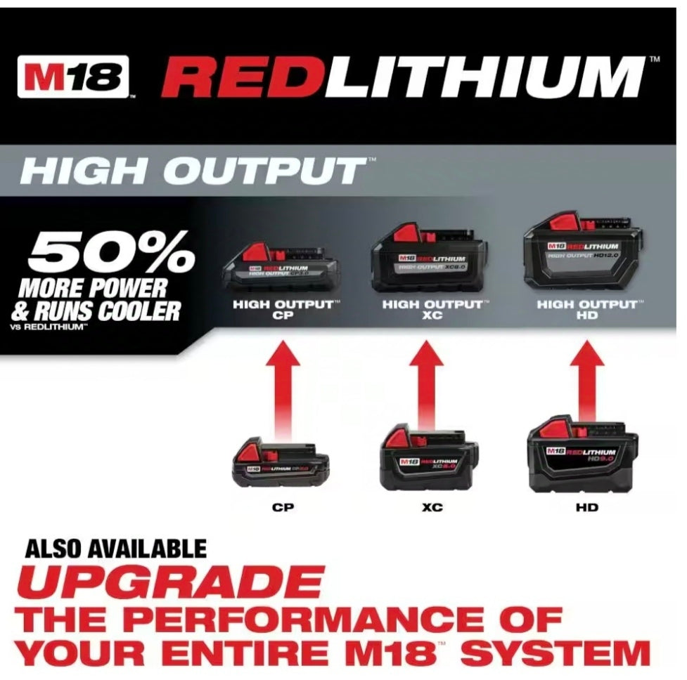 Milwaukee M18 18-Volt 5.0 Ah Lithium-Ion XC Extended Capacity Battery Pack