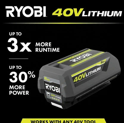 40V Lithium-Ion 6.0 Ah High Capacity Battery