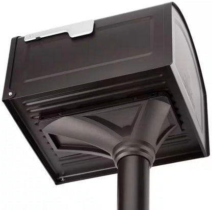 Centennial Rubbed Bronze, Extra Large, Steel Mailbox and Decorative Post Combo Kit