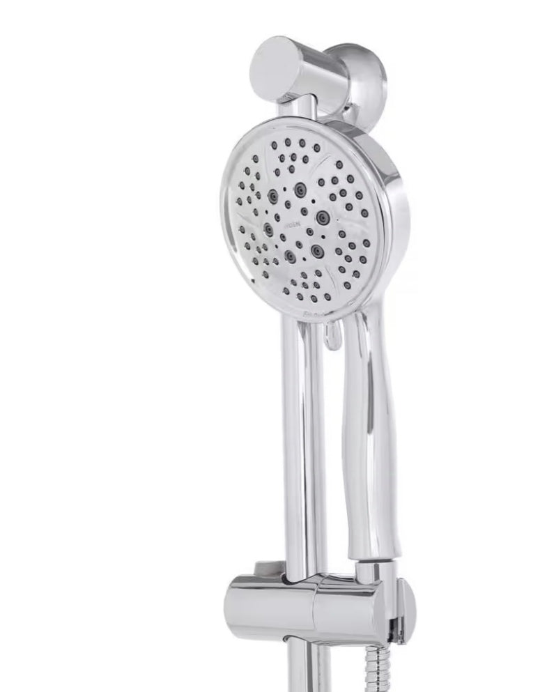 Moen 25113 Chrome Multi-Function Hand Shower Package with 4-Inch Spray Head, 5 Settings