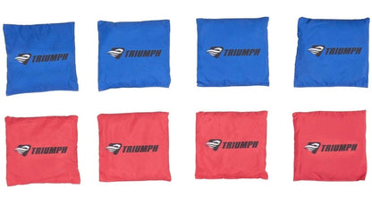 Triumph Premium 2x3 Cornhole Set - Includes 2 Portable, Scratch Resistant Bag Toss Boards and 8 Cornhole Bags