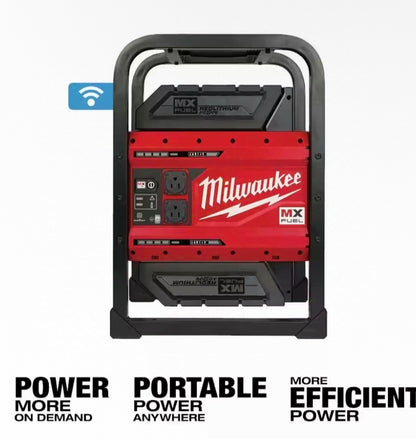 MX FUEL 3600-Watt/1800-Watt Lithium-Ion Battery Powered Push Start Portable, It does not have a charger