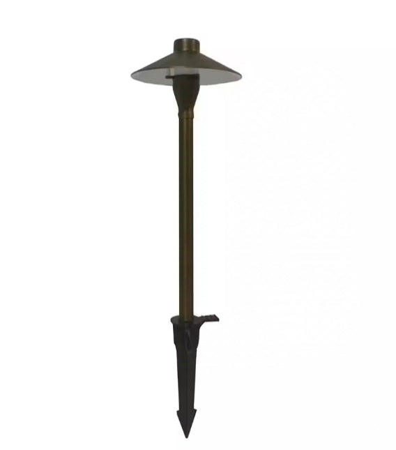 12V Brass LED Path Light