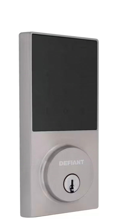 Slim Satin Nickel Electronic Touchpad Deadbolt