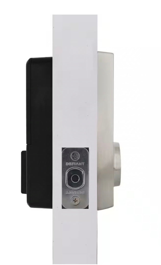 Slim Satin Nickel Electronic Touchpad Deadbolt