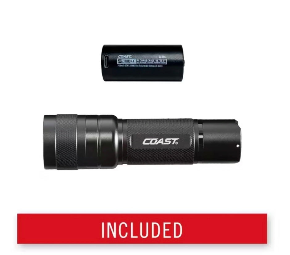 G56R 1000 Lumens Rechargeable Plus Handheld Flashlight