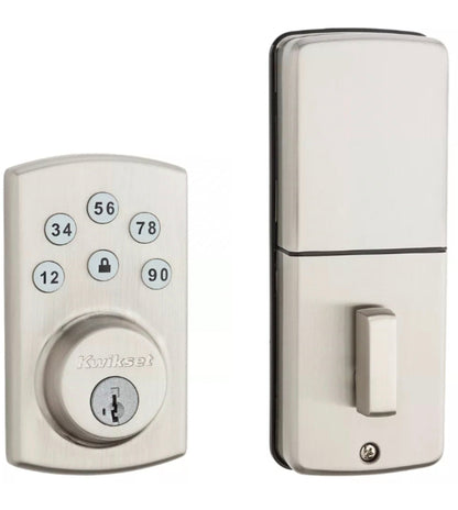 Kwikset 907-3-SMT-RCAL-RCS-CP Touchpad Electronic Deadbolt - Powerbolt