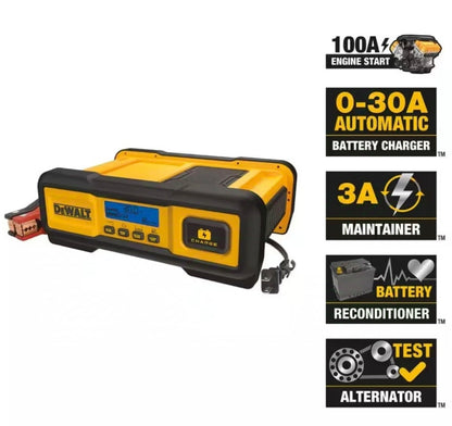 Professional 30 AMP Battery Charger, 3Amp Battery Maintainer with 100 Amp Engine Start