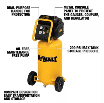 DEWALT
15 Gal. Portable Electric Air Compressor Used Like New Not for Shipping