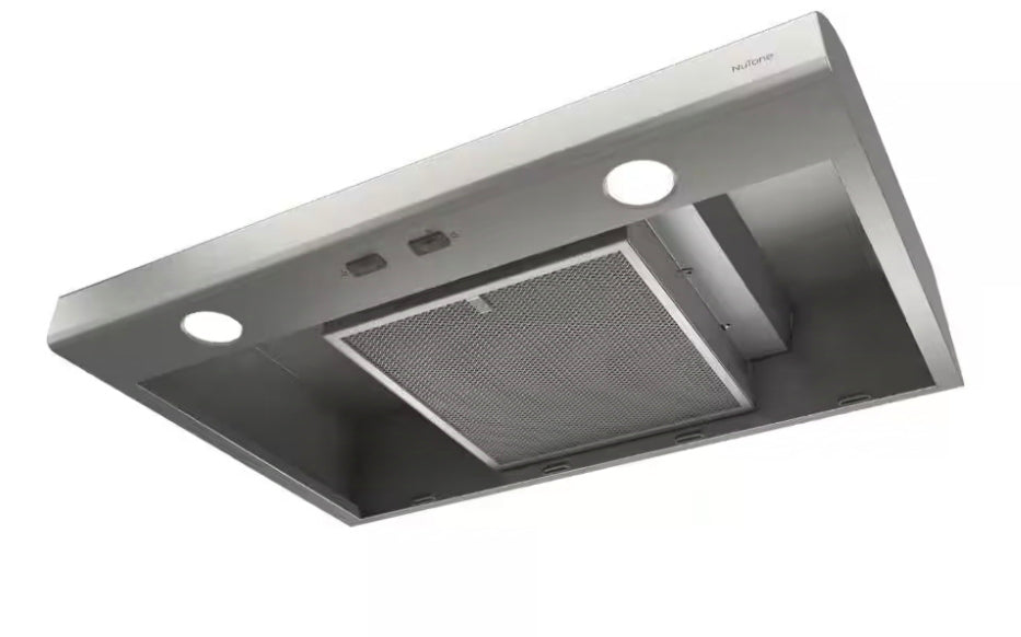 Broan-NuTone
Osmos 30 in. 300 Max Blower CFM Convertible Under-Cabinet Range Hood with Light in Stainless Steel