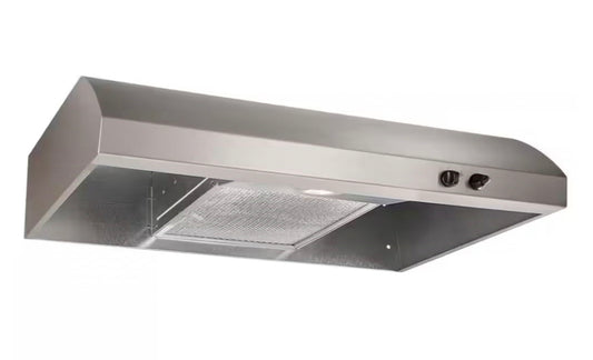 Broan-NuTone
AR1 Series 30 in. 270 Max Blower CFM 4-Way Convertible Under-Cabinet Range Hood with Light in Stainless Steel