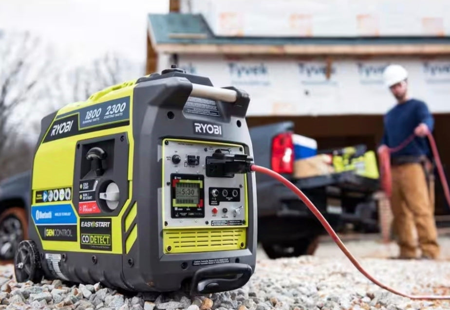 RYOBI
2,300-Watt Recoil Start Bluetooth Super Quiet Gasoline Powered Digital Inverter Generator with CO Shutdown Sensor