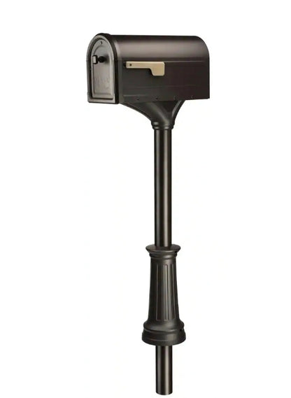 Architectural Mailboxes
Roxbury Rubbed Bronze, Large, Steel Post Mount Mailbox and Premium Steel Post Combo