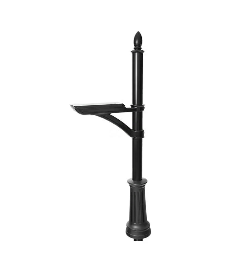 Architectural Mailboxes
Hamilton Black In-Ground Steel Mailbox Post