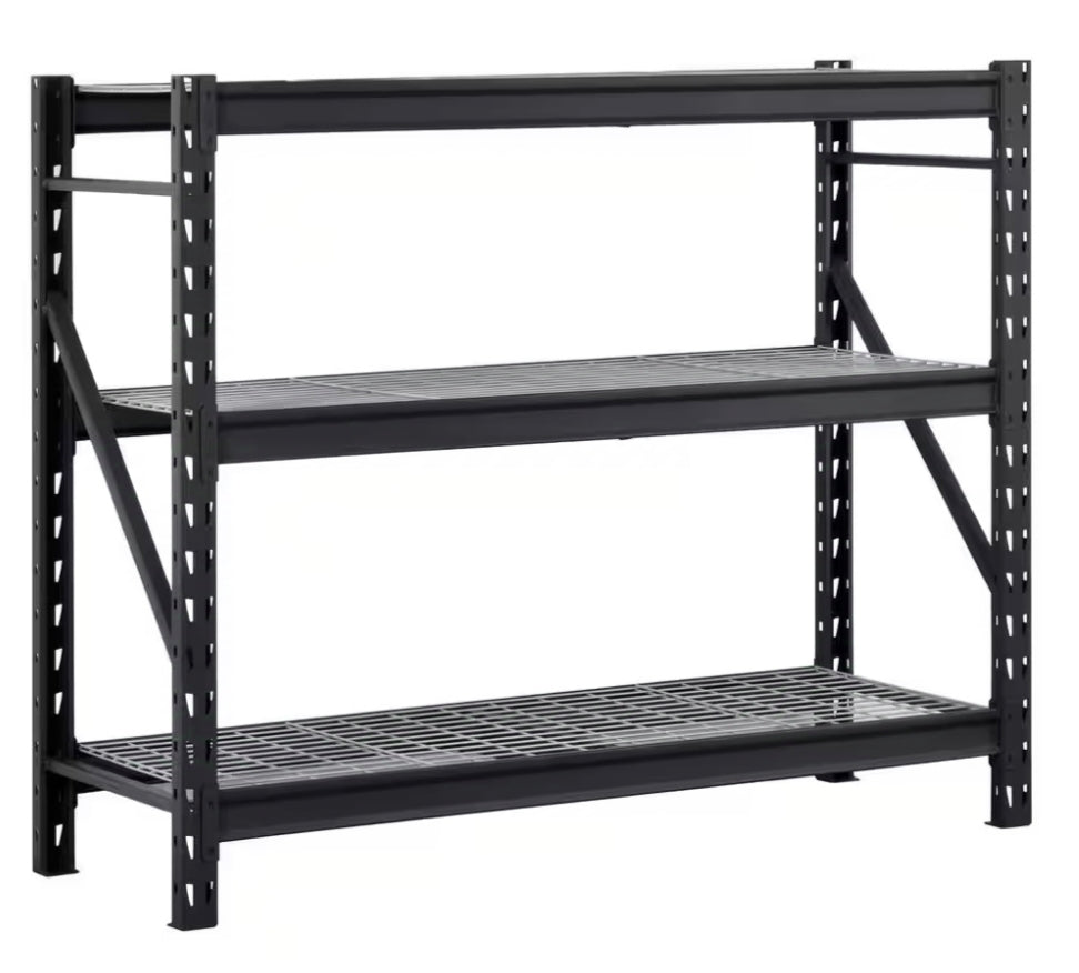 Husky
Husky 3-Tier 65 in. W x 54 in. H x 24 in. D Heavy Duty Industrial Welded Steel Garage Storage Shelving Unit in Black Only Pick Up