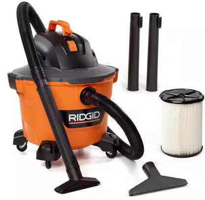 9 Gallon 4.25 Peak HP NXT Shop Vac Wet Dry Vacuum with General Debris Filter, Locking Hose and Accessory Attachments
RIDGID