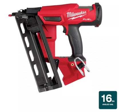 Milwaukee
M18 FUEL 18-Volt Lithium-Ion Brushless Cordless Gen II 16-Gauge Angled Finish Nailer (Tool-Only)