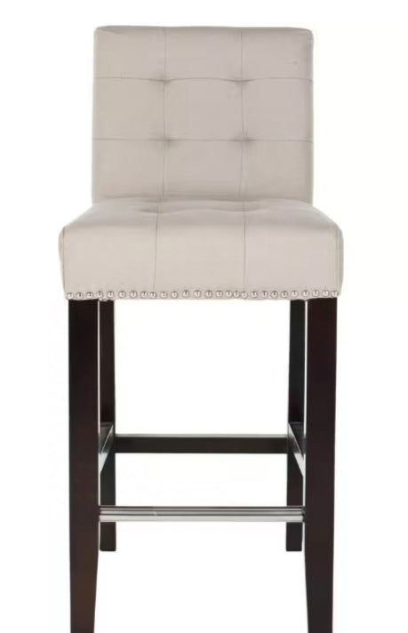 SAFAVIEH
Thompson 25.8 in. Beige Cushioned Bar Stool