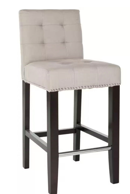 SAFAVIEH
Thompson 25.8 in. Beige Cushioned Bar Stool