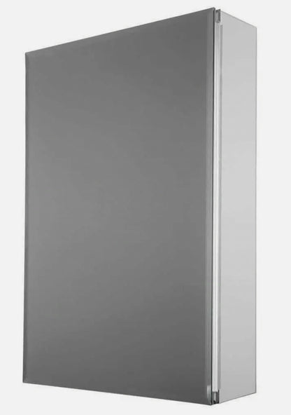 15 In. X 26 In. Frameless Aluminum Recessed or Surface-mount Medicine Cabinet