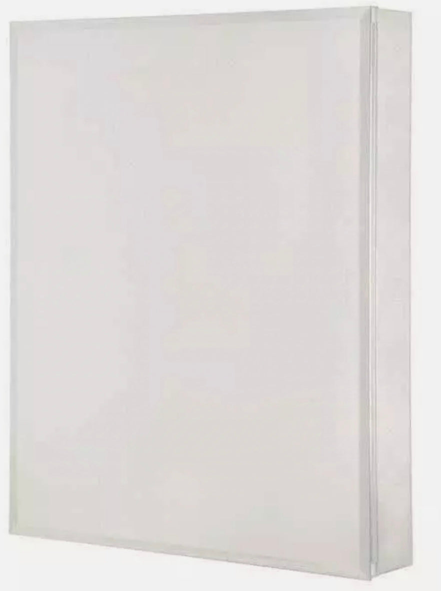 15 In. X 26 In. Frameless Aluminum Recessed or Surface-mount Medicine Cabinet