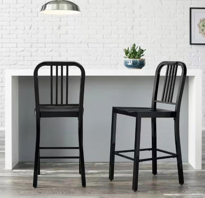 StyleWell
Kipling Black Metal Counter Stool with Back