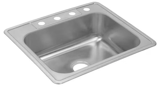 Elkay
Dayton 25 in. Drop-in Single Bowl 18-Gauge Stainless Steel Kitchen Sink Only