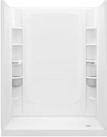 STERLING
STORE+ 60 in. W x 75.75 in. H 1 -Piece Direct-to-stud Back Shower Wall in White (Only Body)