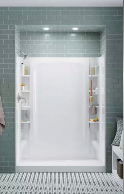 STERLING
STORE+ 60 in. W x 75.75 in. H 1 -Piece Direct-to-stud Back Shower Wall in White (Only Body)