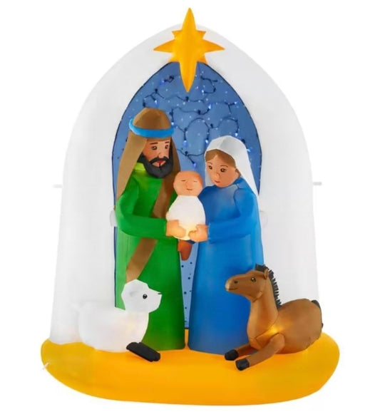 Home Accents Holiday
6.5 ft Nativity Scene LED Holiday Inflatable