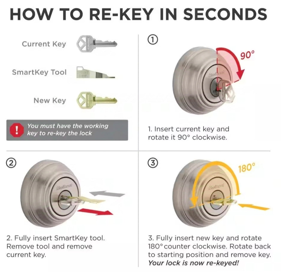 Kwikset
Amador Matte Black Entry Door Handleset with Round Rose Hollis Lever Featuring SmartKey Security