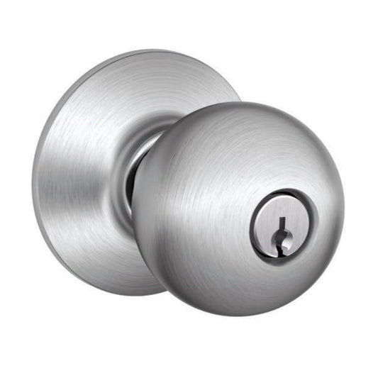 Schlage F51CSVORB626 Orbit Knob Contractor Series Entry Locksets