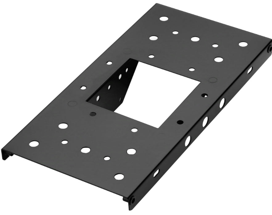 Architectural Mailboxes 7540B-10 4x4 Adapter Plate Accessory, 4" x 4", Black