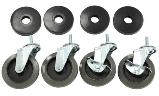 HDX
4 in. Industrial Casters with Bumper (4-Pack)