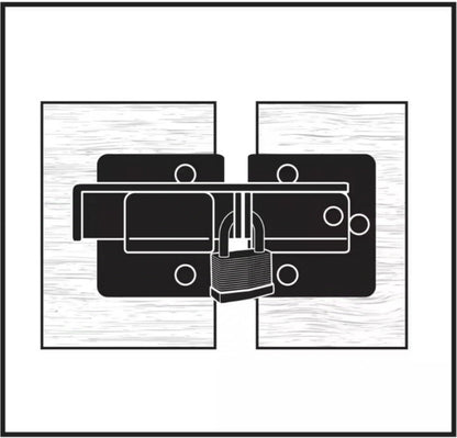 Everbilt
Black Extra Heavy-Duty Gate Flip Latch