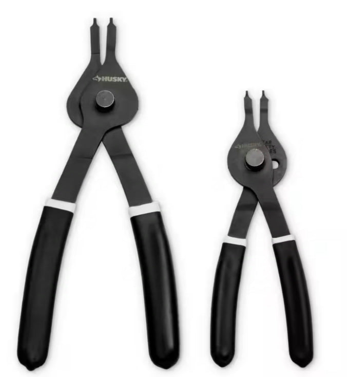 Husky
6 in. and 8 in. Snap Ring Pliers with Cushion Grip (2-Pack)