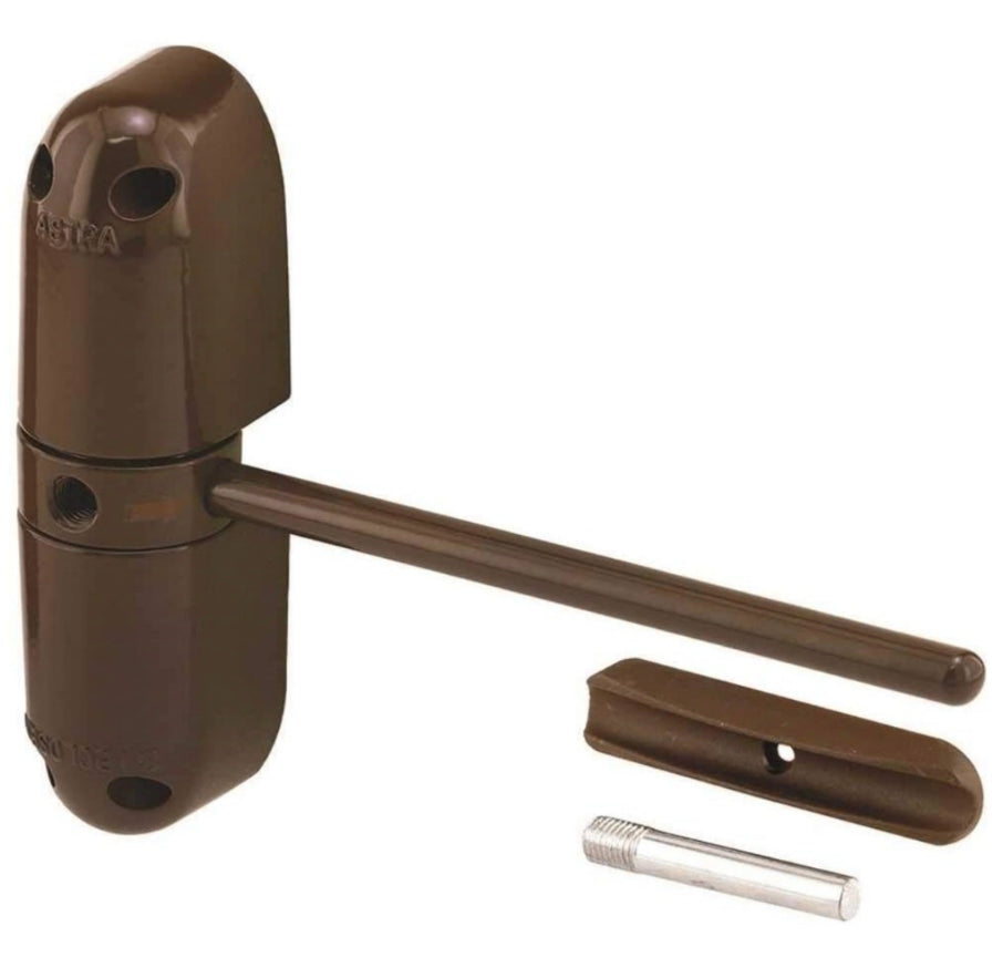 Prime Line KC17HD Brown Diecast Safety Spring Door Closer