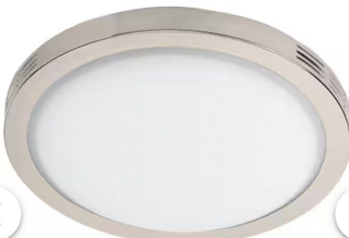 Utilitech Ventilation Fan 2-Sone 90-CFM 4 Finishes In 1 Decorative Lighted Bathroom