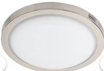 Utilitech Ventilation Fan 2-Sone 90-CFM 4 Finishes In 1 Decorative Lighted Bathroom