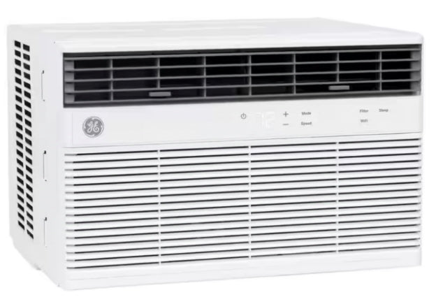 GE
10,000BTU 115-Volts Smart Window Air Conditioner for 450 Sq. Ft. in White with Wi-Fi and Remote